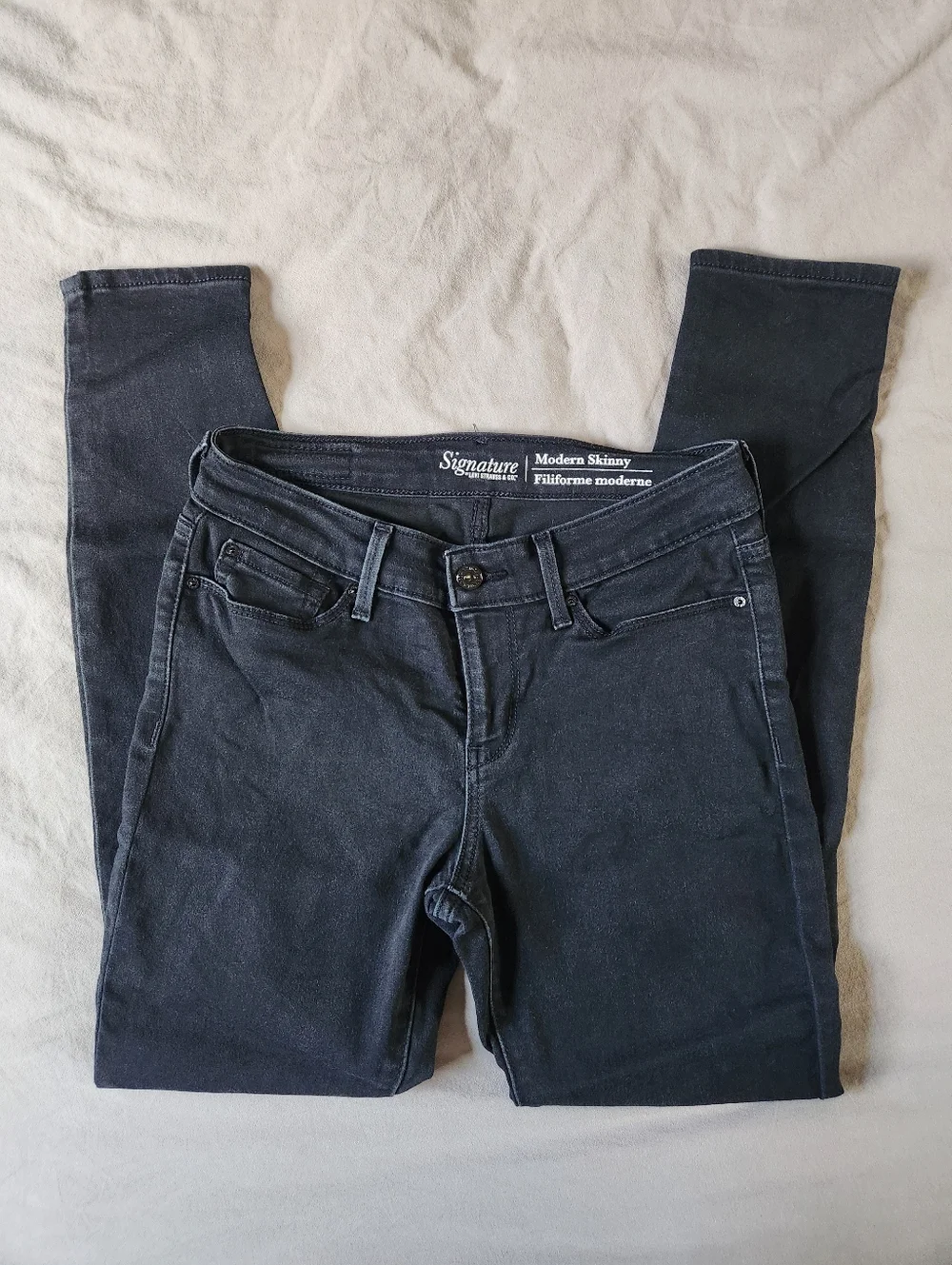Levi Strauss Signature Women’s Modern Skinny Jeans - Size 6 - Picture 4 of 12